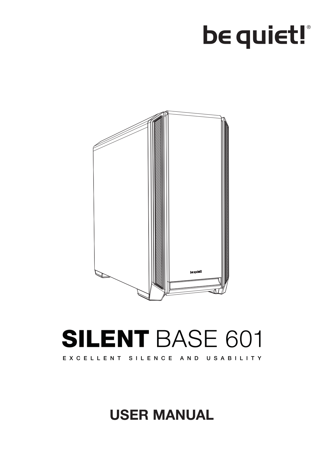 be quietl Silent Base 601 operation manual