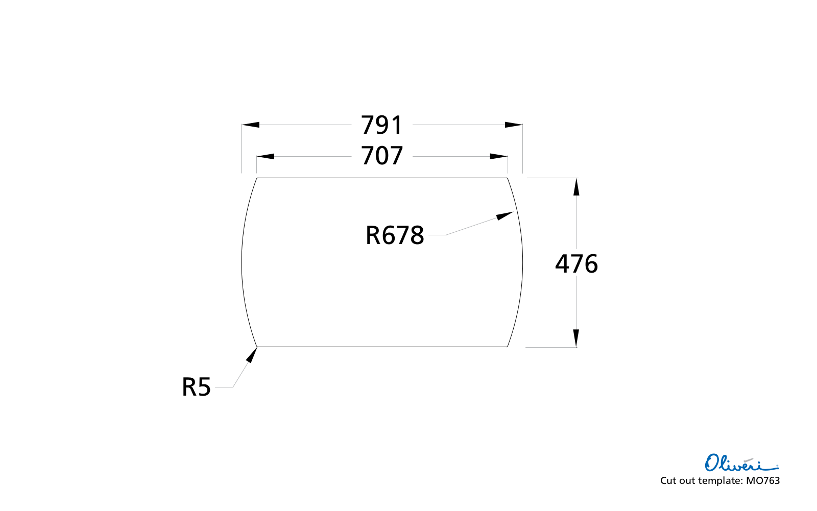 Oliveri MO763 Installation Guide