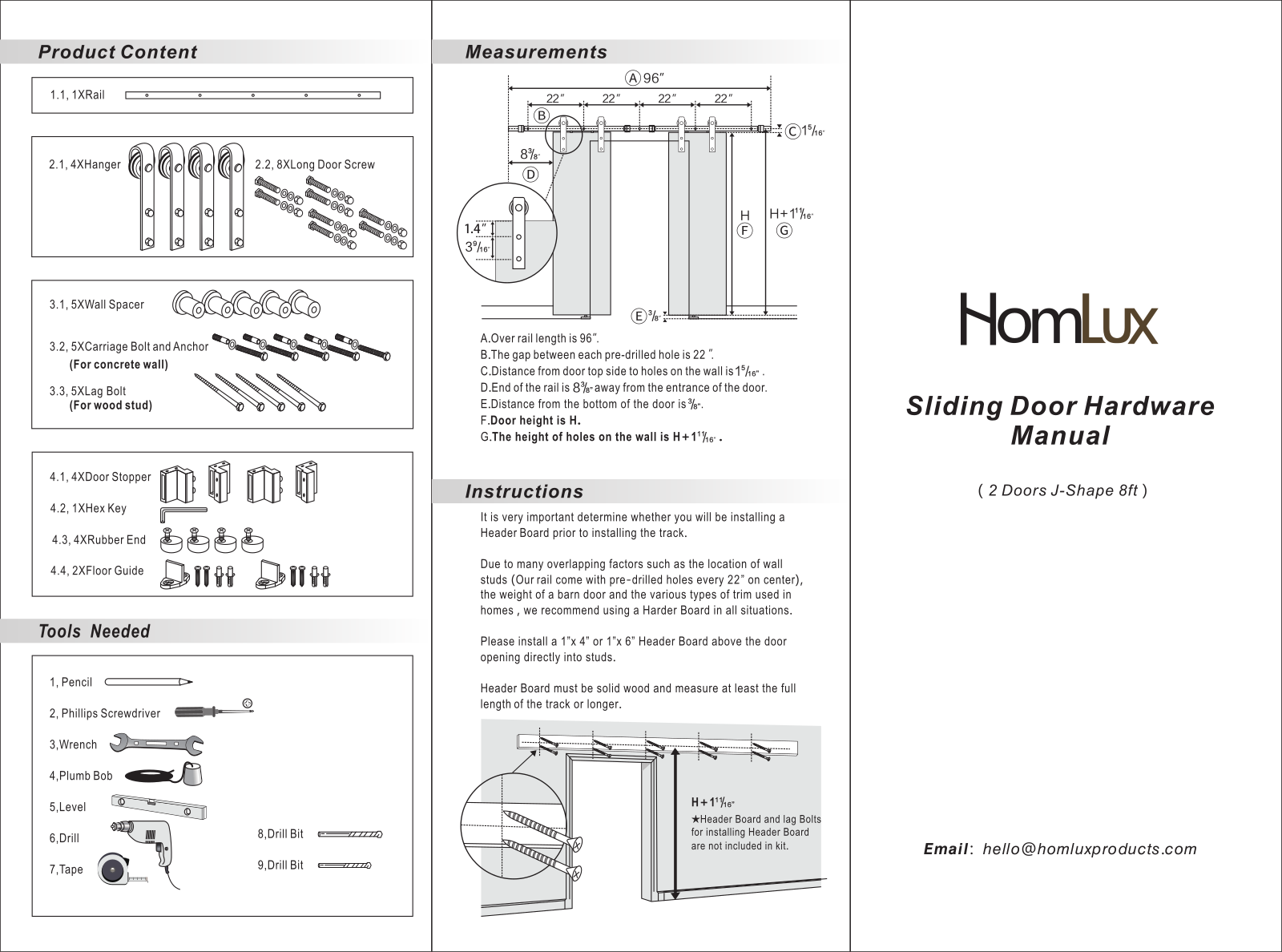 HomLux HMLX1081 Installation & Assembly - ManualMachine.com