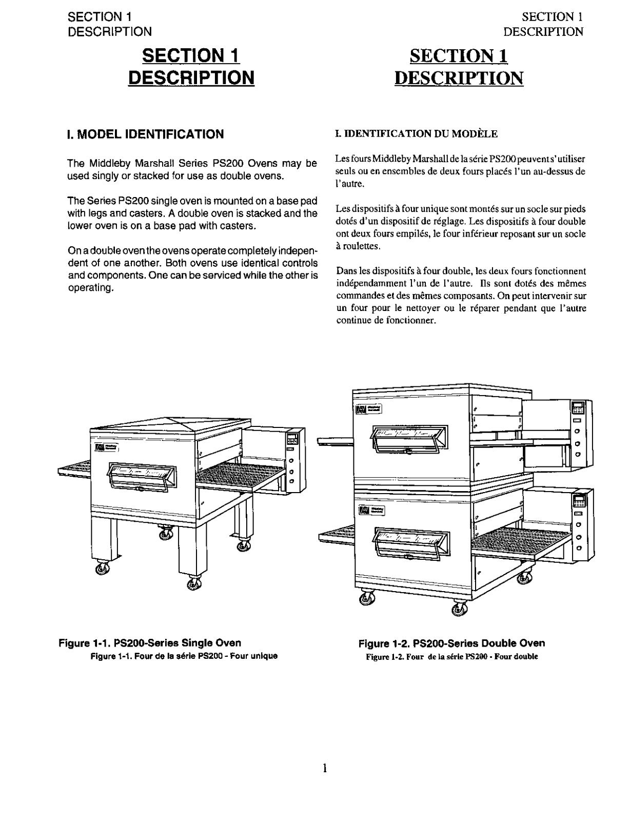 Middleby PS200 General Manual