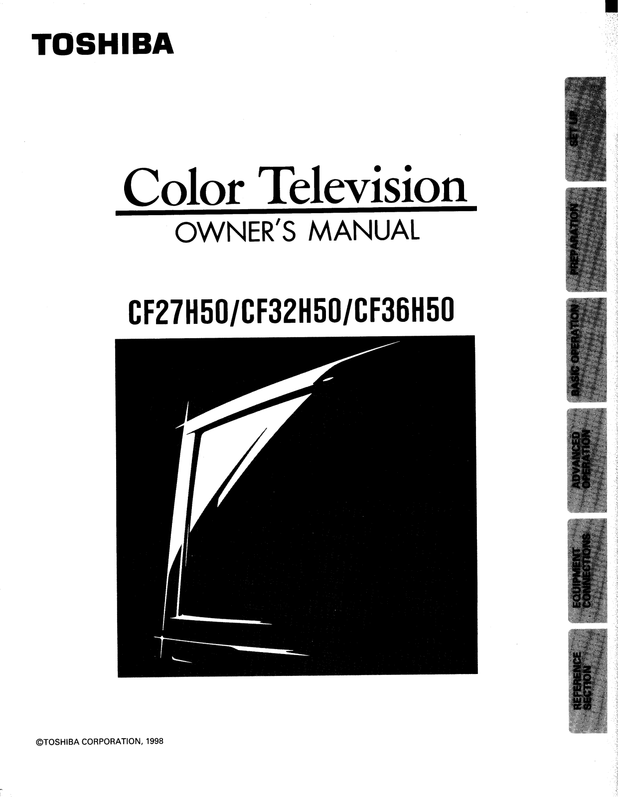 Toshiba CF27H50 User Manual