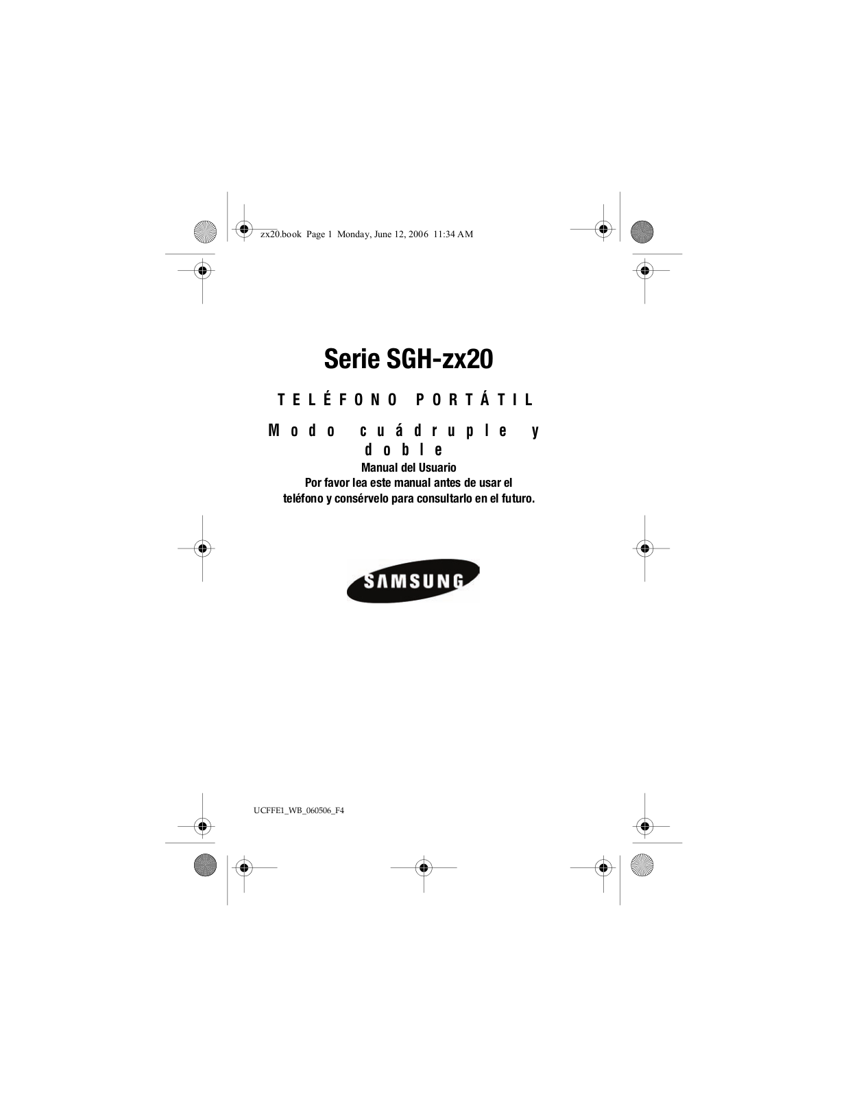 Samsung SGH-zx20 User Guide