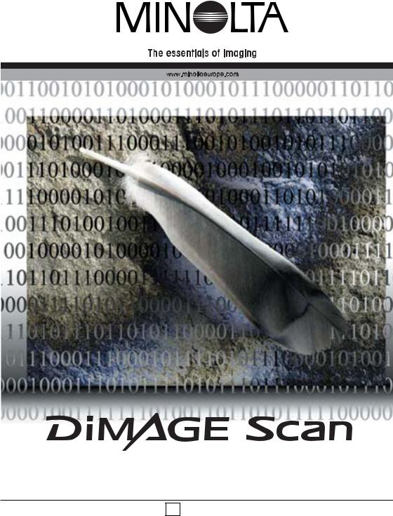 Konica Minolta DIMAGE SCAN, DIMAGE SCAN 1.1 Manual