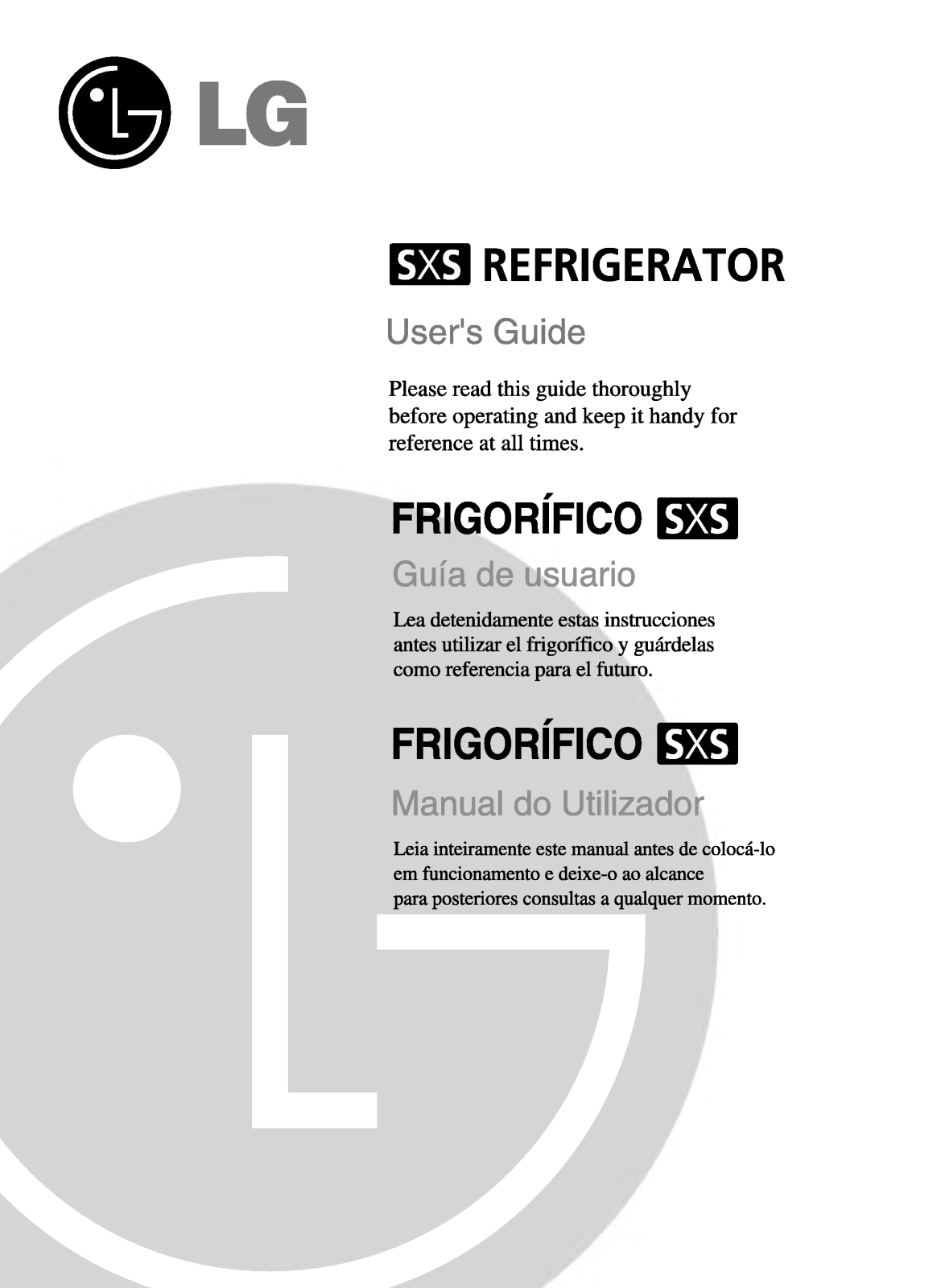 Lg GR-P2075LX, GR-L2075LX User Manual