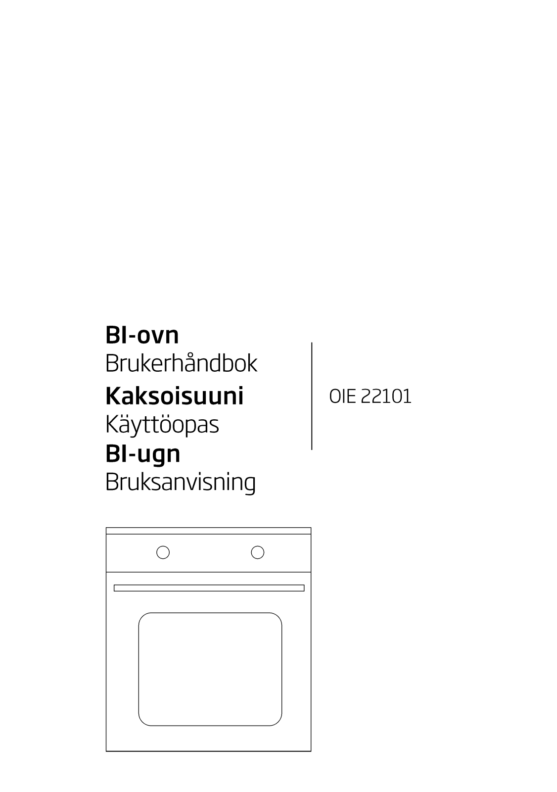 Beko OIE22101 User manual