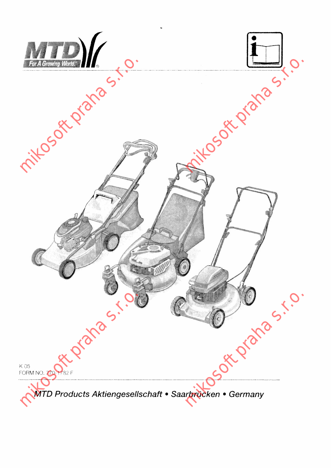 MTD 46 SPB User Manual