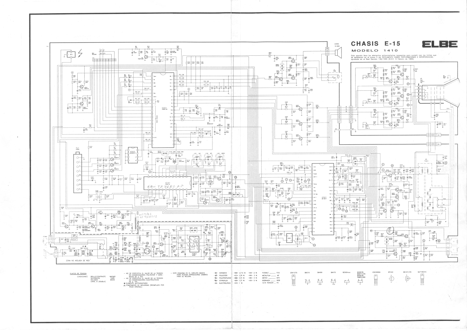 Elbe 1410 Schematic