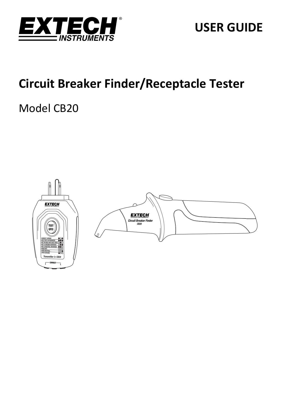 Extech CB20 Operating Manual