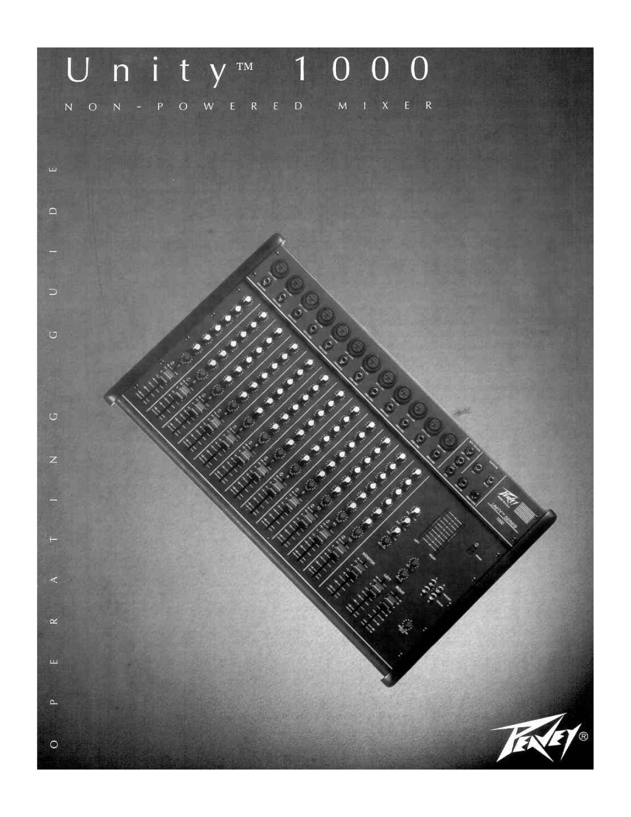 Peavey Unity 1000 User Manual