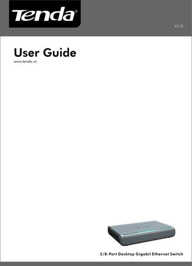 Tenda G1008D operation manual