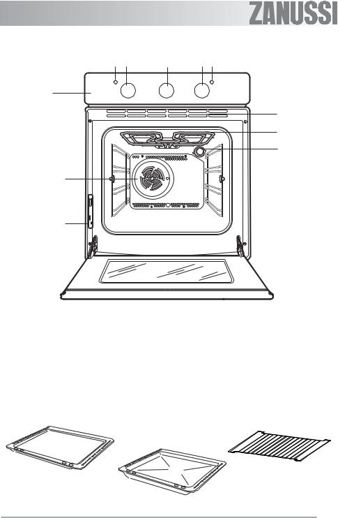 Zanussi ZOB361W, ZOB361X User Manual