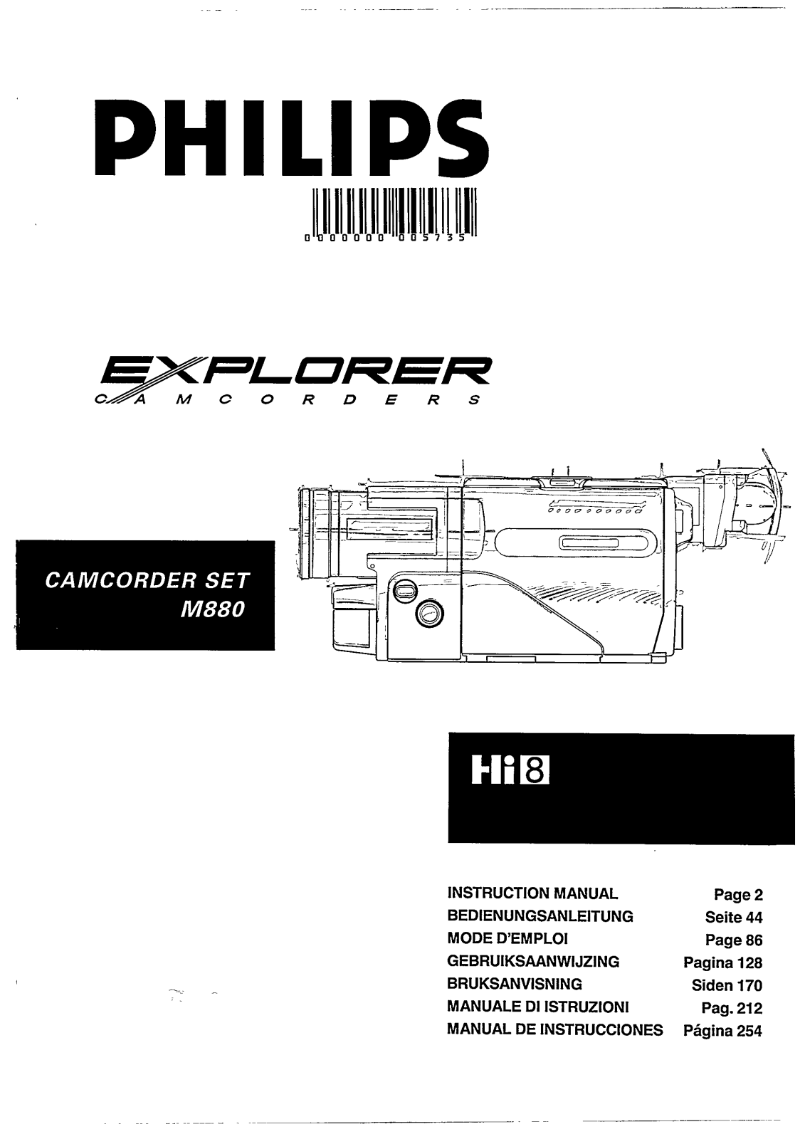 Philips M880/21, M880 User Manual