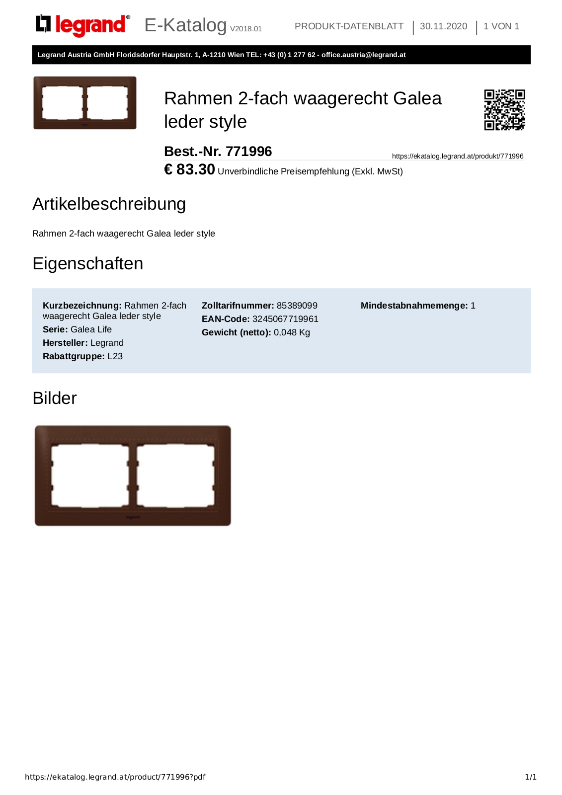 Legrand 771996 User Manual - ManualMachine.com