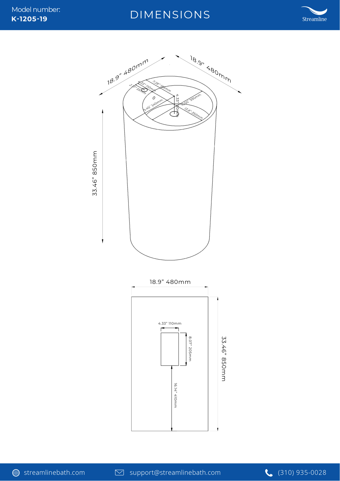 Streamline Bath SLBH7635 Specifications - ManualMachine.com