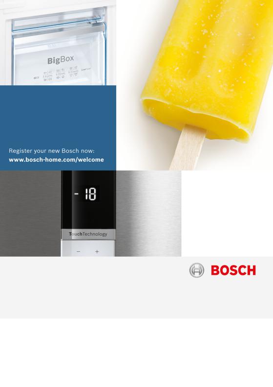 Bosch GSN29CW32 User Manual