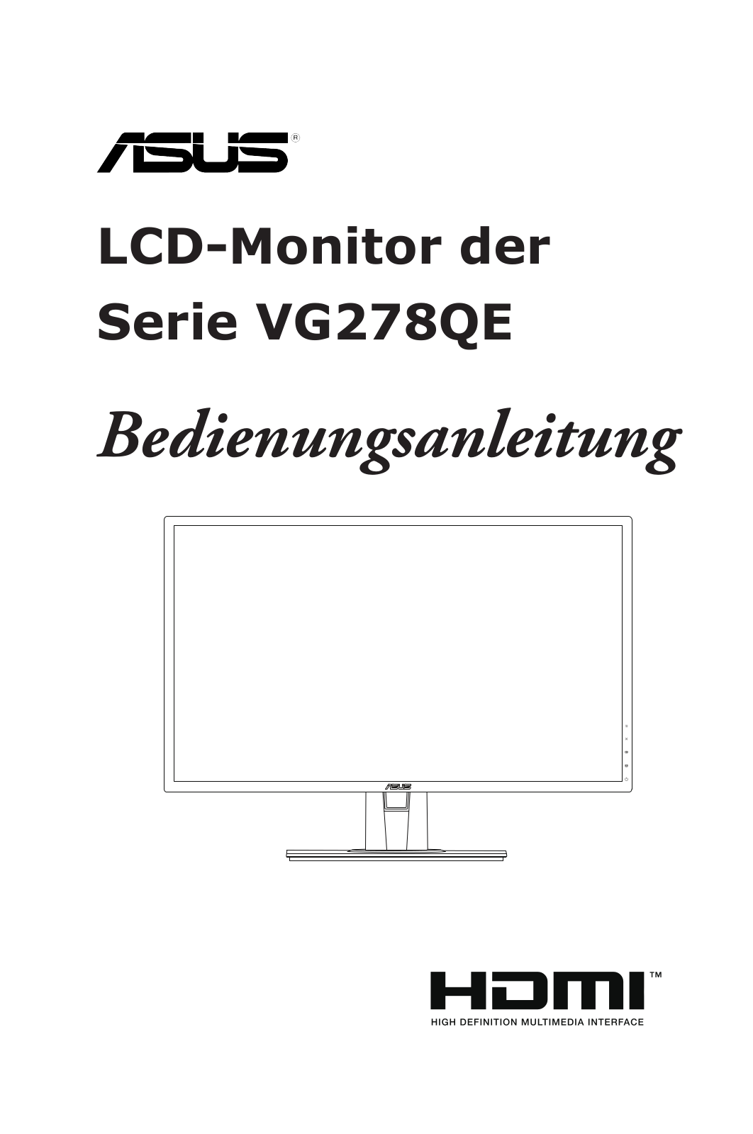 Asus VG278QE User Guide