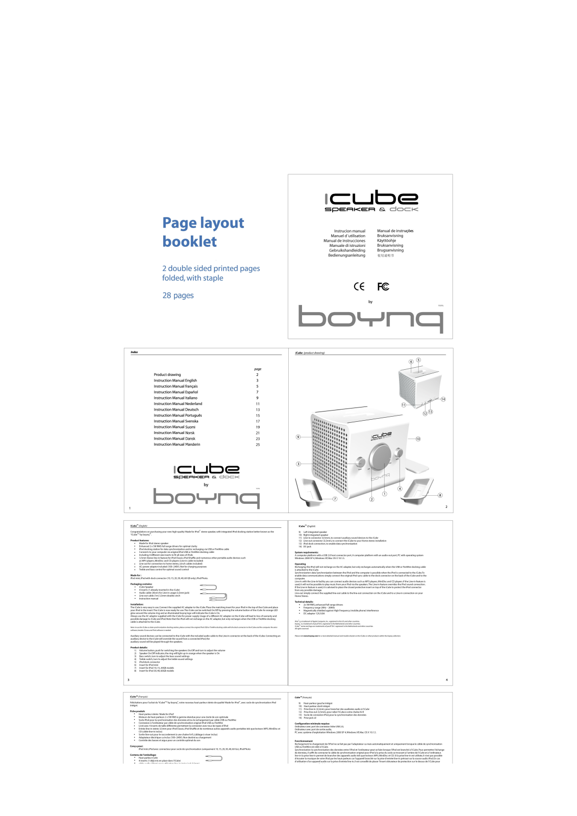 LENCO FSP-040, ICUBE User Manual