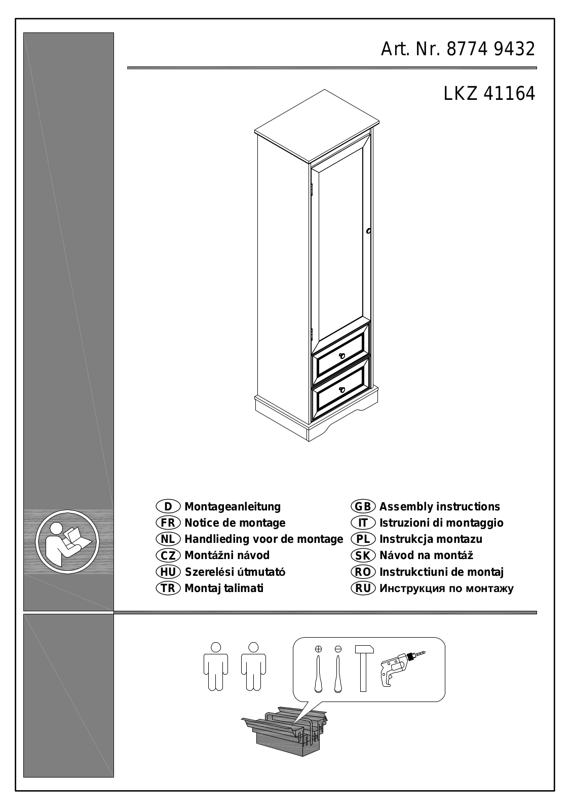 Home affaire 8774 9432 Assembly instructions