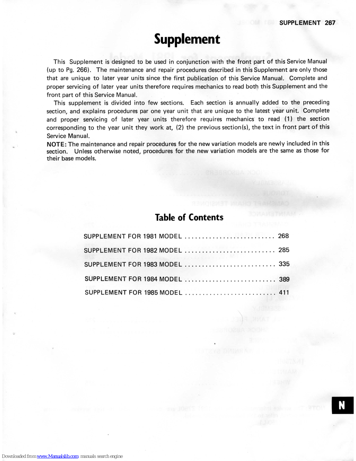 Kawasaki 1981 KZ750-E2, 1981 KZ750-L1, 1981 KZ750-H2 Supplemental Service Manual - ManualMachine.com