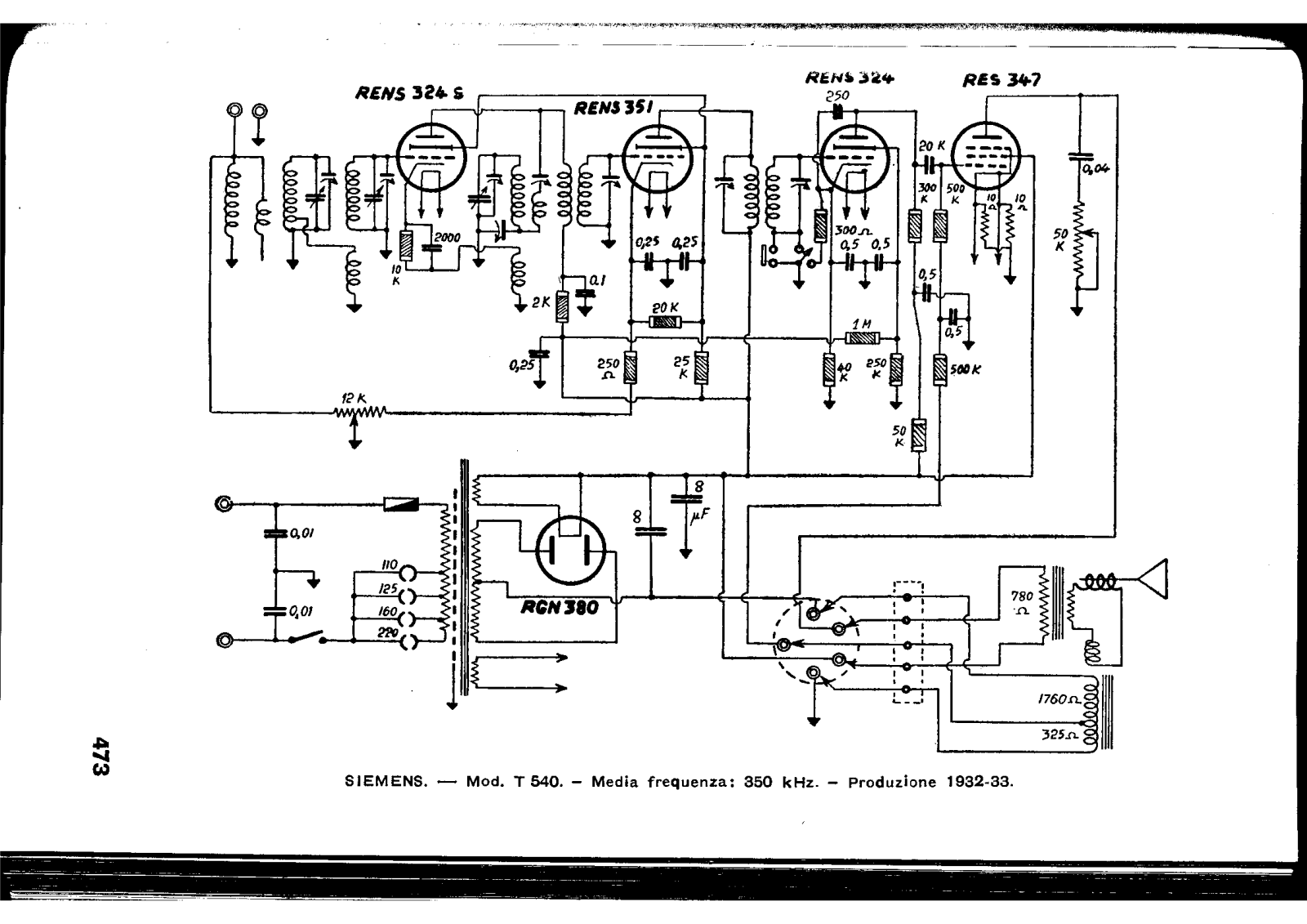 Siemens t 540 schematic