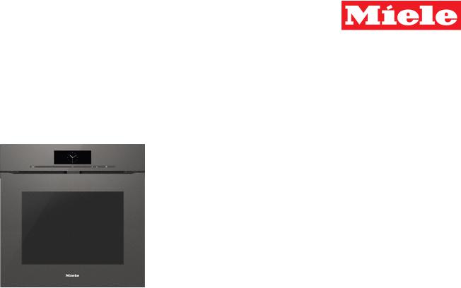 Miele H6860BPXG Specifications Sheet
