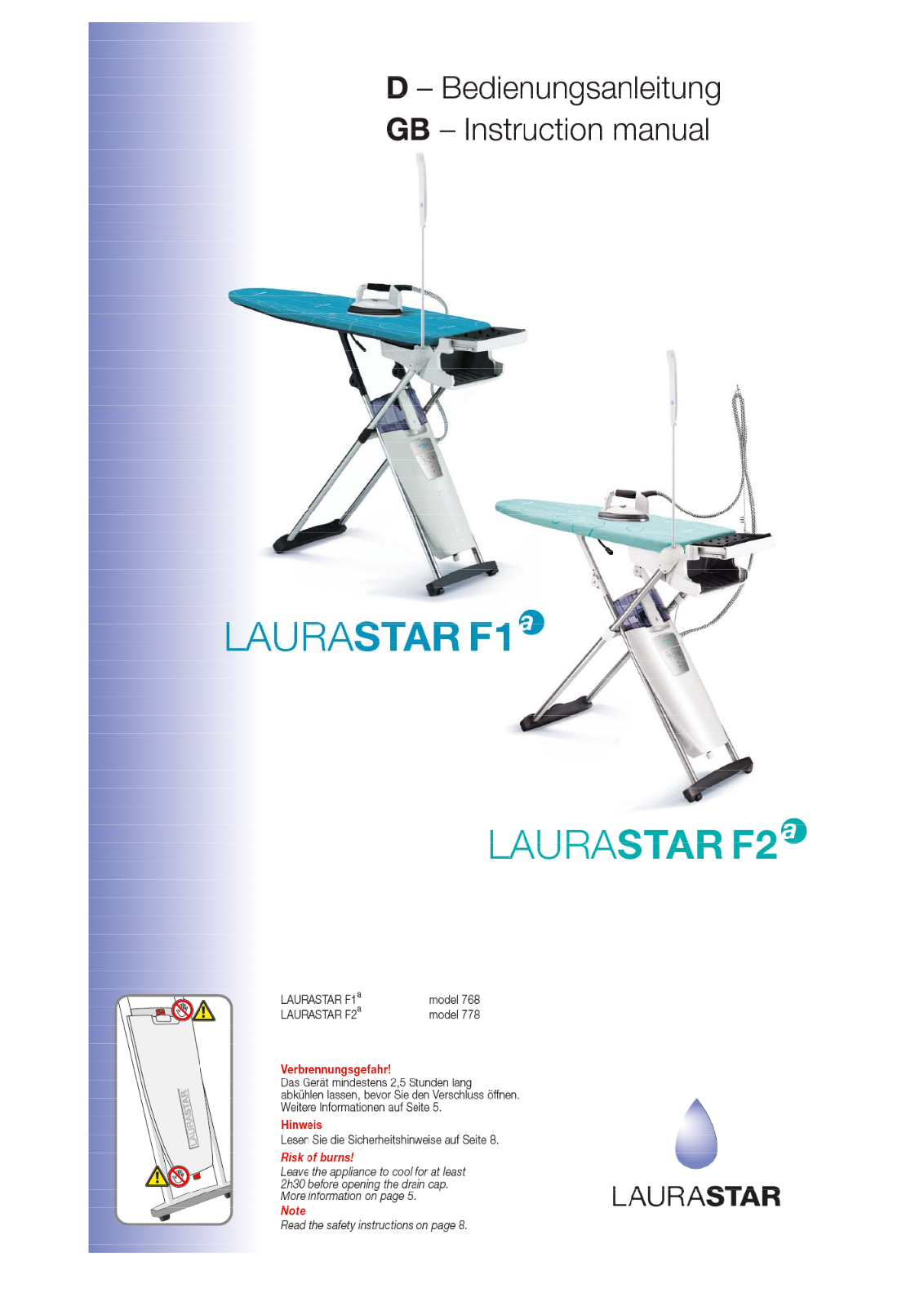 Laurastar F2a, F1a User Manual