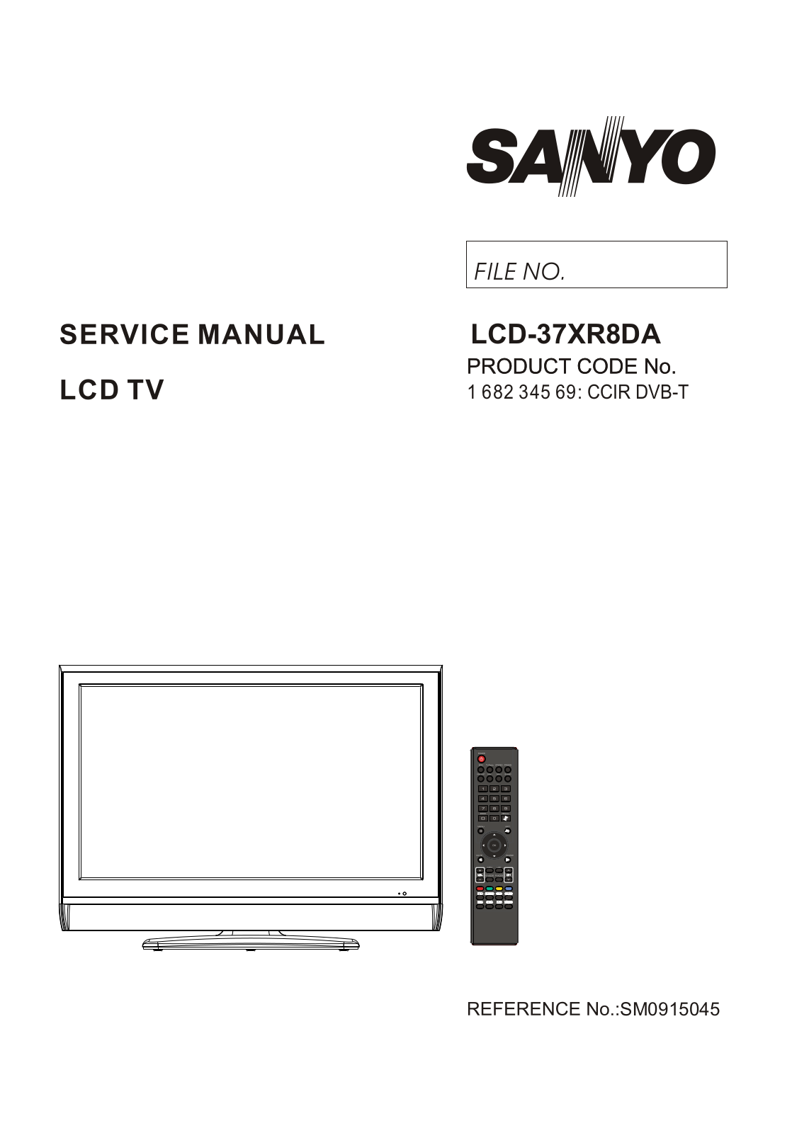 Sanyo 37XR8DA Schematic