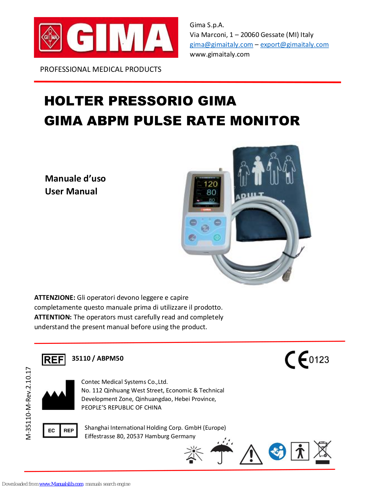 Gima ABPM50, 35110 User Manual - ManualMachine.com
