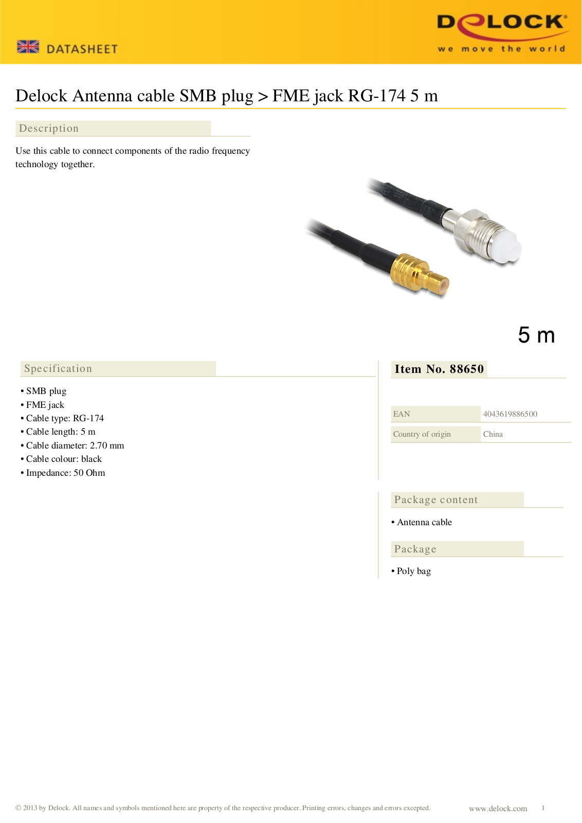 DeLOCK 88650 User Manual