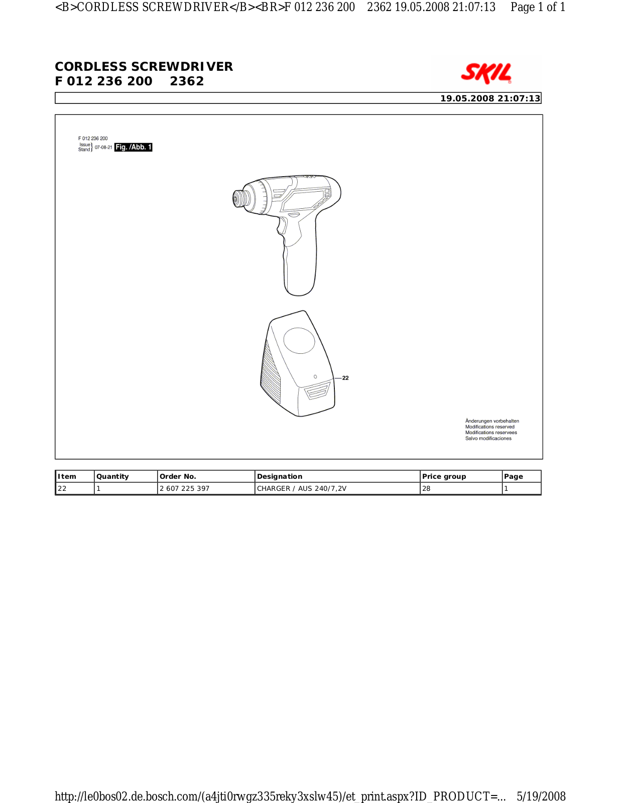 Skil 2362 User Manual