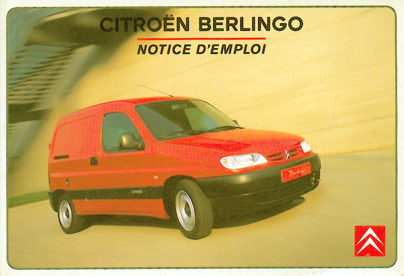 Citroen BERLINGO  2000 User Manual