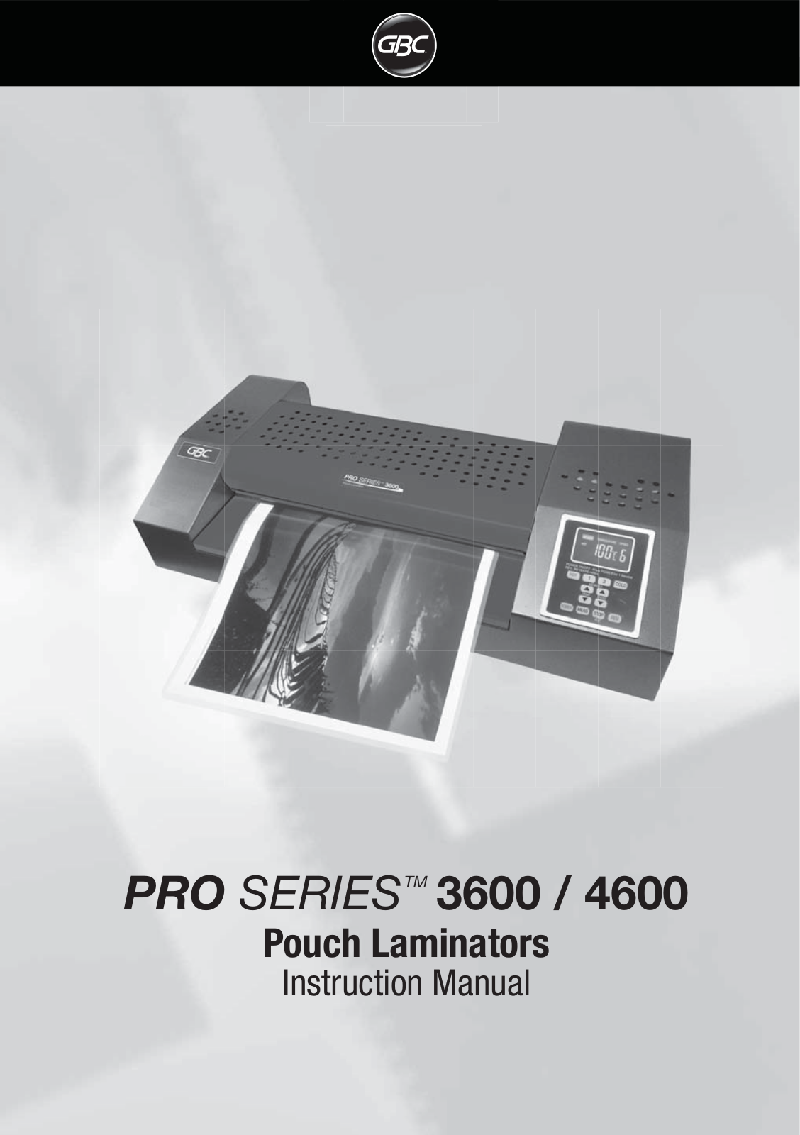 Gbc PRO 3600, PRO 4600 User Manual