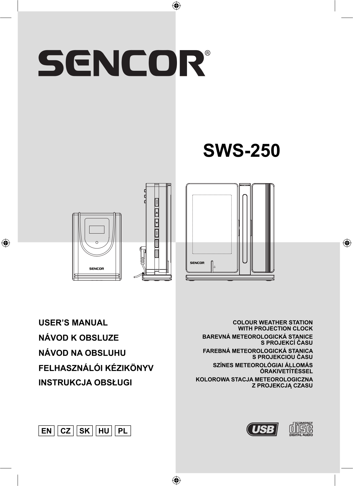 Sencor SWS 250 User Manual