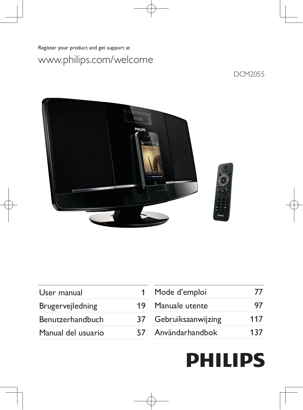 PHILIPS DCM2055-12 User Manual