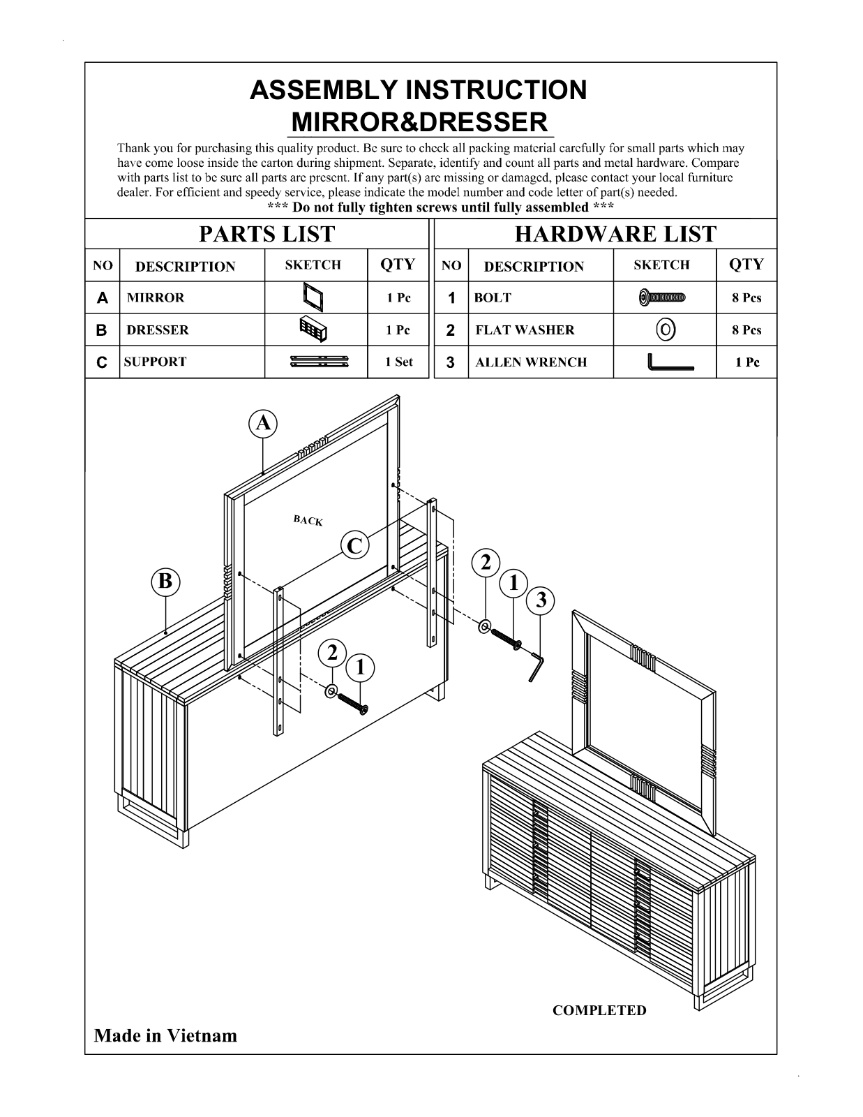 Foundstone FNDS3963 Assembly Instruction - ManualMachine.com
