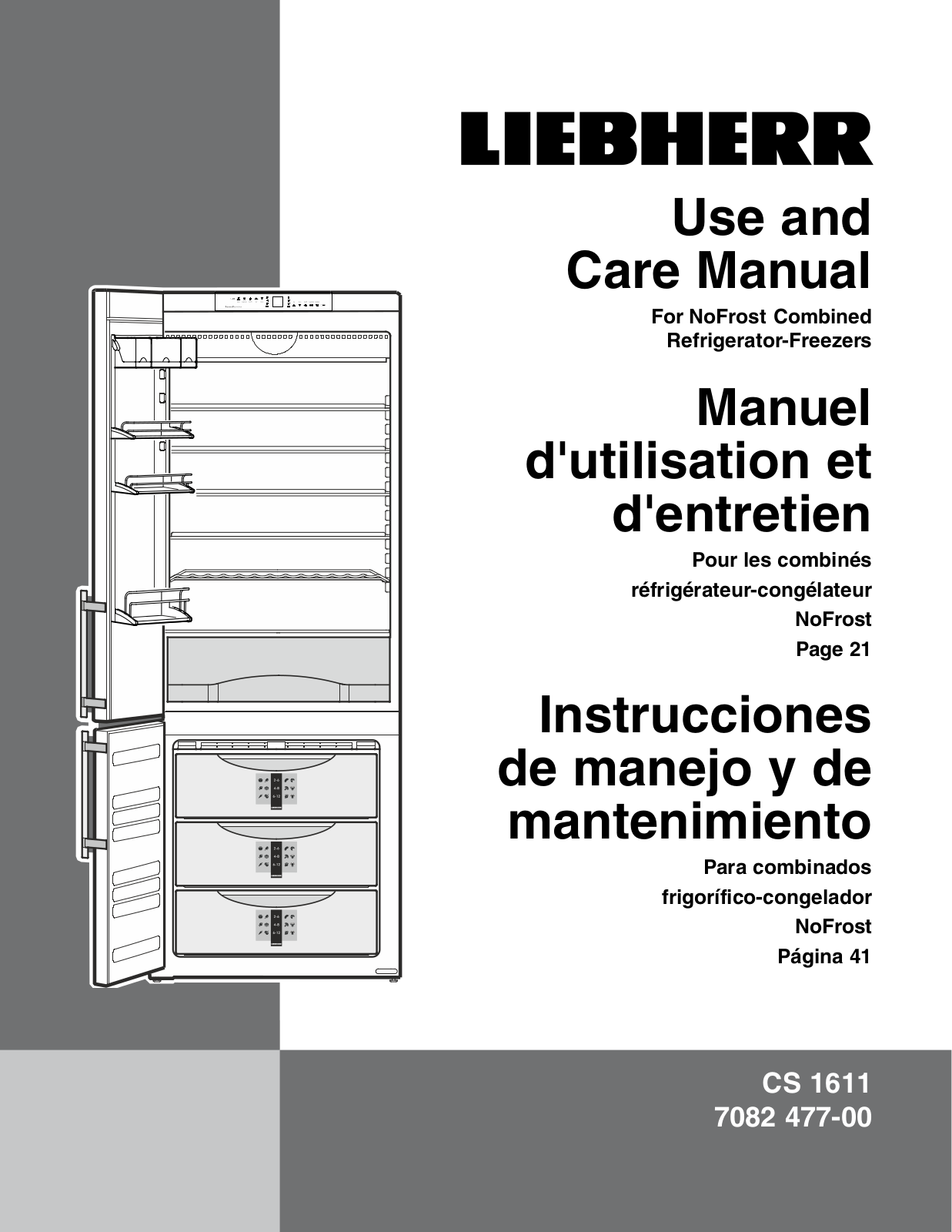 Liebherr CS1611 User Manual