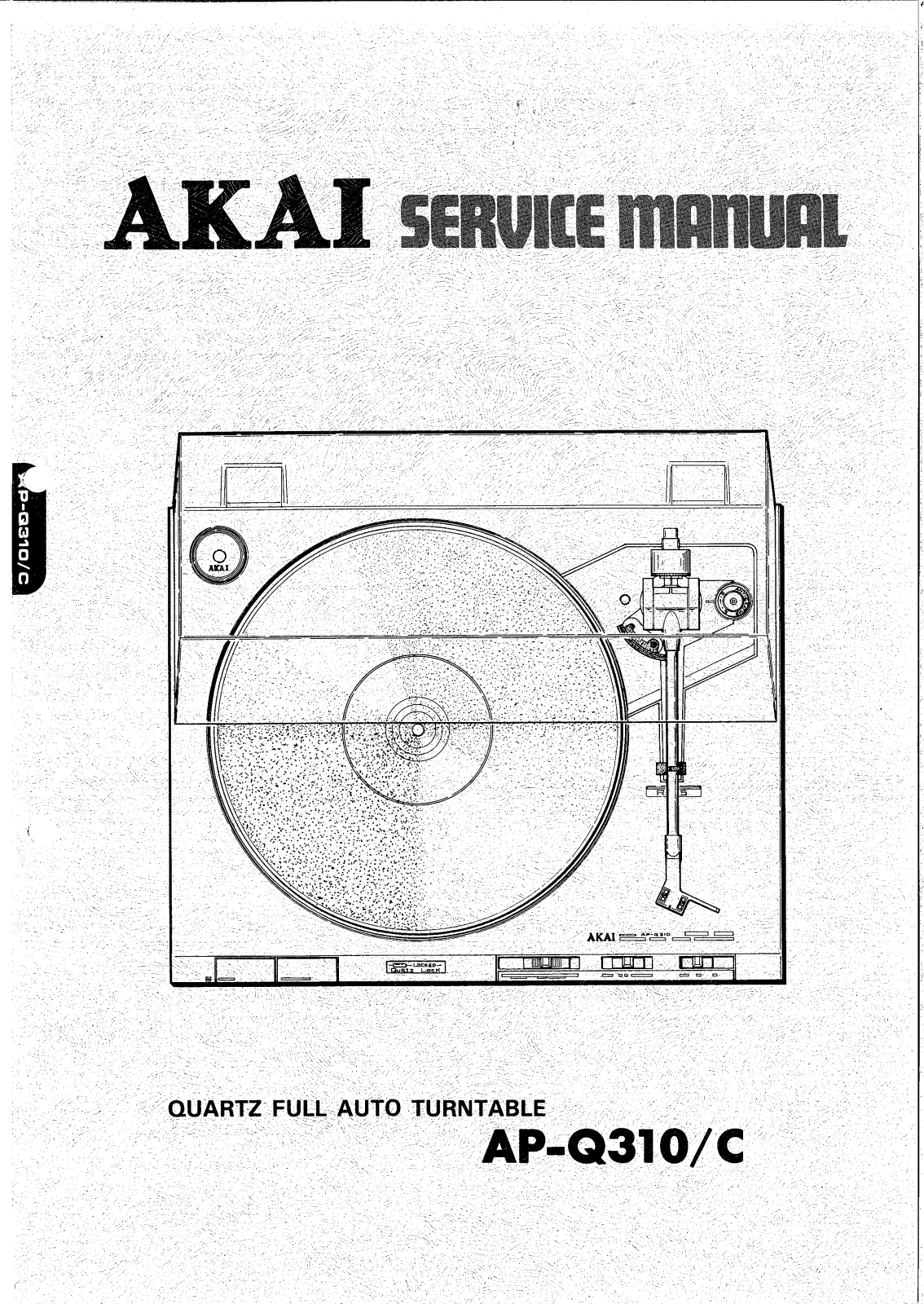 Akai APQ-310 Service manual