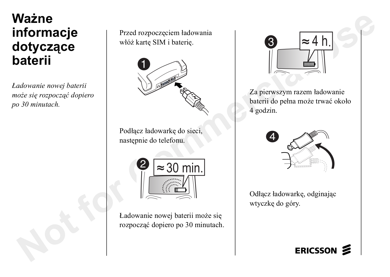 Ericsson T20E User Manual