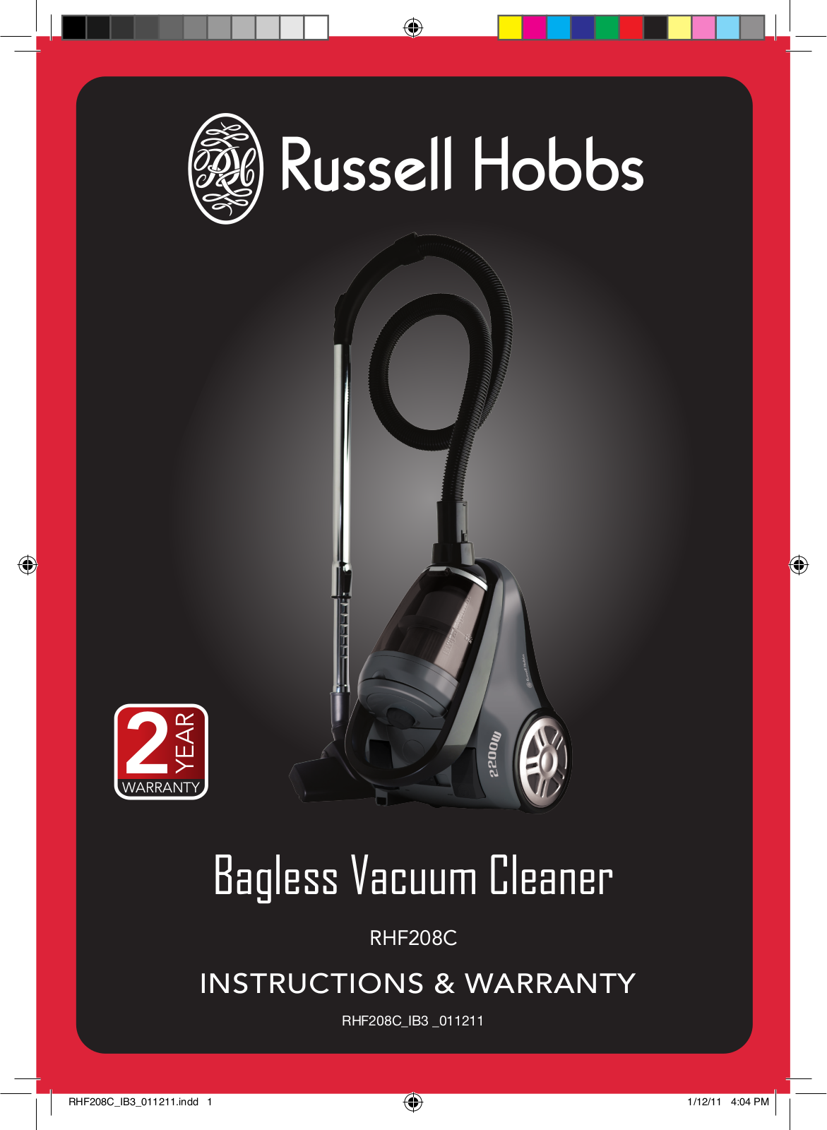 Russell hobbs RHF208C User Manual