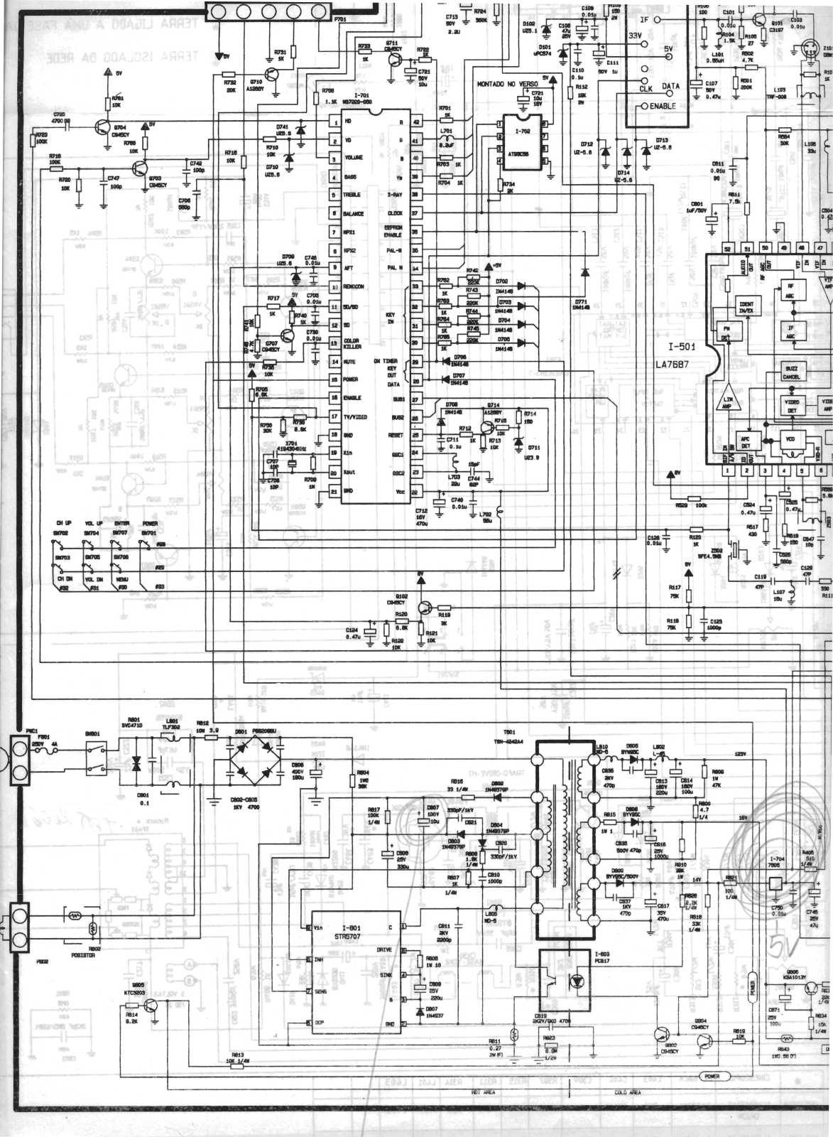 CCE HPS-1491, HPS-2091 Schematic