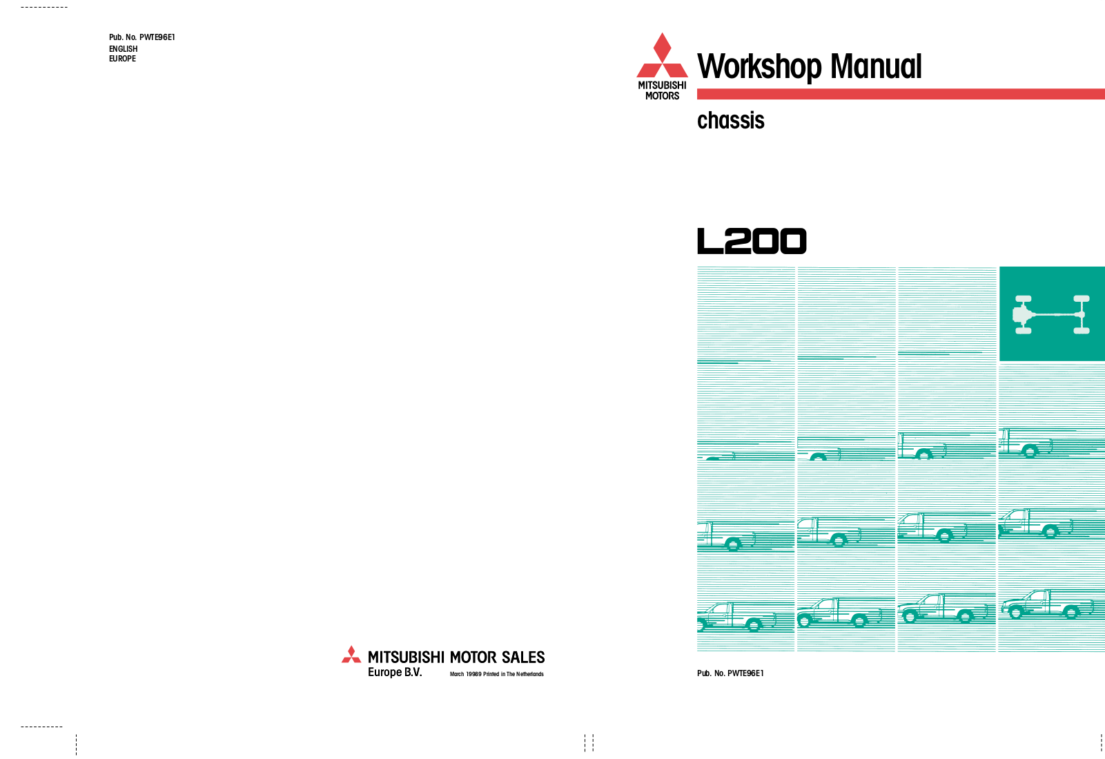 Mitsubishi L200 1996 User Manual