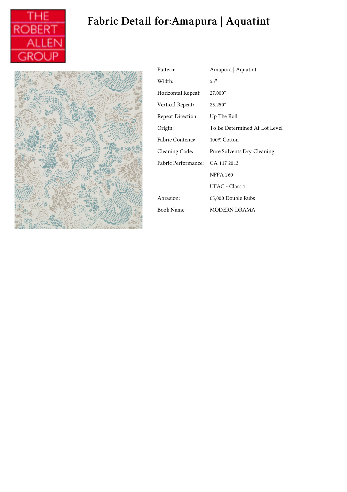 Robert Allen RALF1509 Specifications - ManualMachine.com