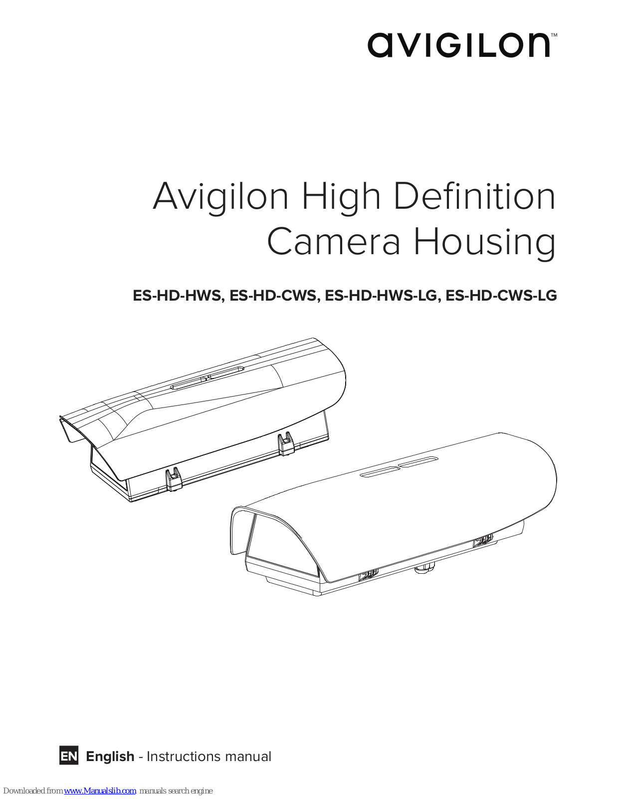 Avigilon ES-HD-HWS, ES-HD-HWS-LG, ES-HD-CWS, ES-HD-CWS-LG Instruction Manual