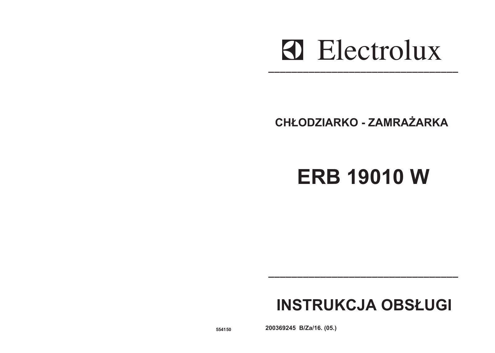 AEG ERB19010W User Manual