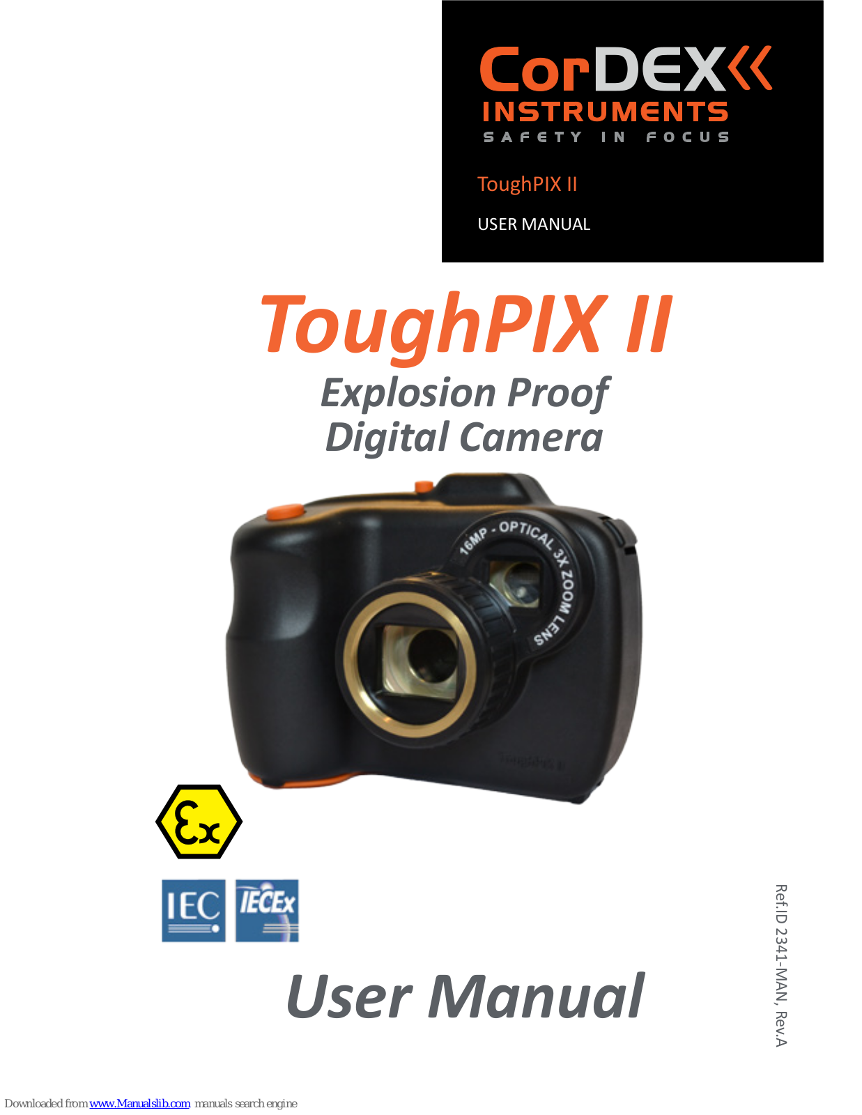 Cordex Instruments ToughPIX II User Manual