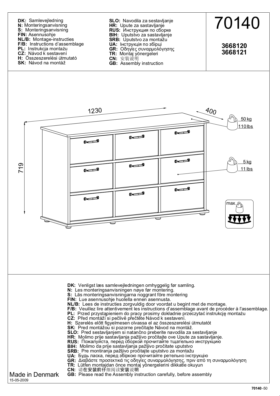 JYSK Ravnholt User Manual