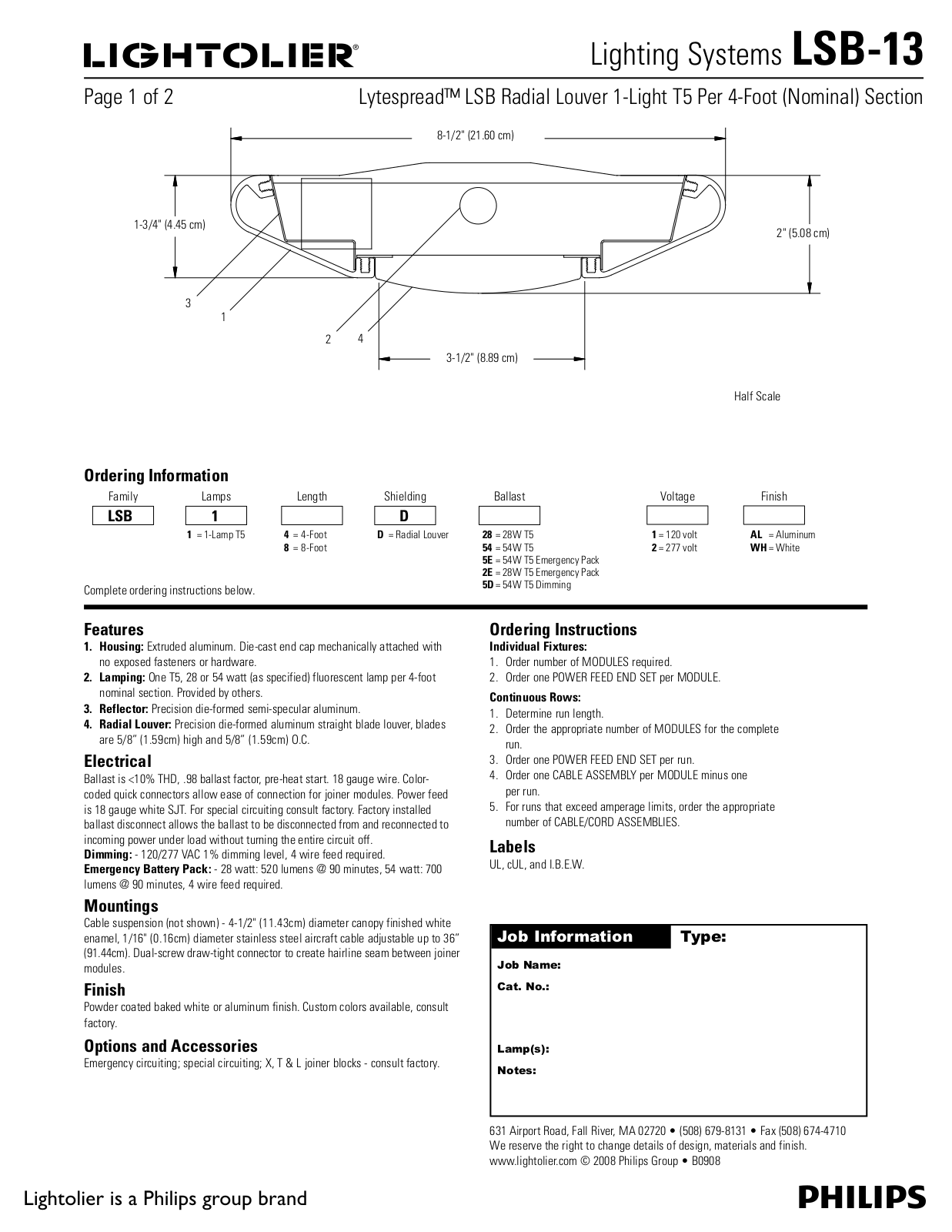 Philips LSB-13 User Manual