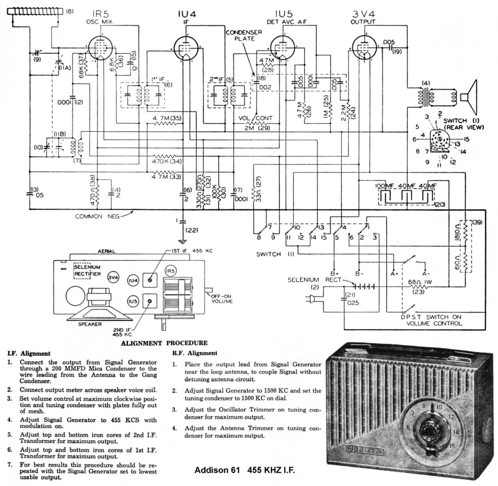 ACO Pacific 61 Schematic