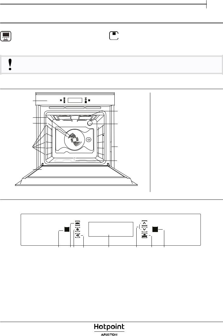 HOTPOINT/ARISTON FI6 891 SP IX HA Daily Reference Guide