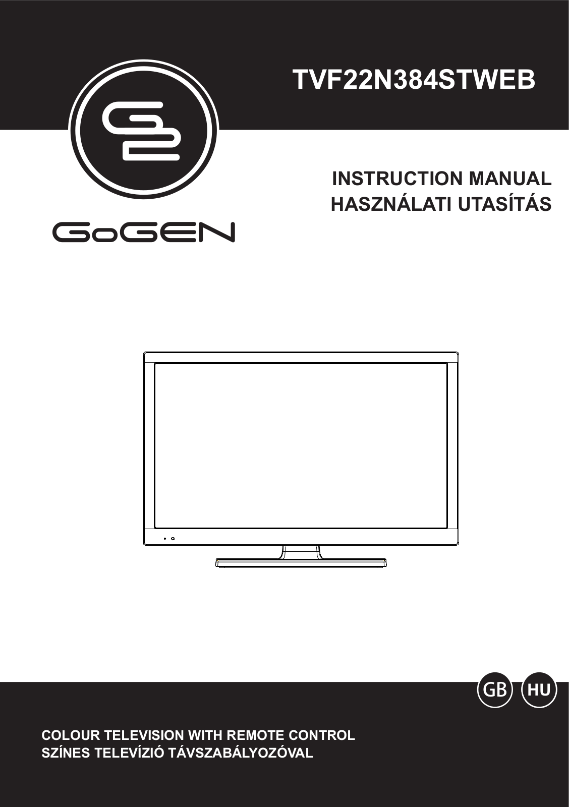 GoGEN TVF 22N384 STWEB User Manual